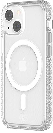 Incipio Grip MagSafe Case Compatible with Apple iPhone 13 Mini [4.2 m Dropproof I MagSafe & Qi Wireless Charging Compatible I Extremely Robust Mobile Phone Case Clear
