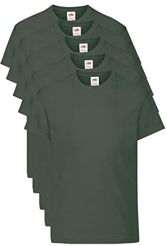 Fruit of the Loom Unisex Kids Kid's Original T T-Shirt (Pack of 5)