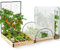 IDMarket - Set completo di 3 vasi modulari quadrati e serra per pomodoro + griglia + copertura
