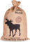 BRUBAKER Weihnachtssack Special Delivery from the North Pole - 80 cm Geschenksack Weihnachten - Nikolaussack Jutebeutel Sack mit Kordel zum Verpacken von Geschenken - Jutesack Elch Rentier