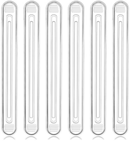 Ruuizksa Stuhl-Wandschutz Aus Gummi für die Stuhllehne, 6er-Pack Transparente Möbelstoßstangen, Silikon-Schranktür für Duschtüren, Schublade
