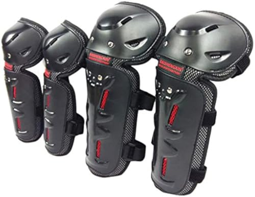 1 set knä skenben armbåge benskydd skydd barn ungdom ATV motorcykel motocross