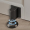 WRQIOO Magnetic Door Stop, Magnetic Door Stopper Black, Magnetic Door Holders to Stay Open, Adjustable no Drilling Mechanical Floor Doorstop Magnetic Door Catch for Home Office, Patio