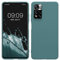 kwmobile Hülle kompatibel mit Xiaomi Redmi Note 11 Pro/Note 11 Pro (5G) / Note 12 Pro (4G) Hülle - weiches TPU Silikon Case - Cover geeignet für kabelloses Laden - Arctic Night