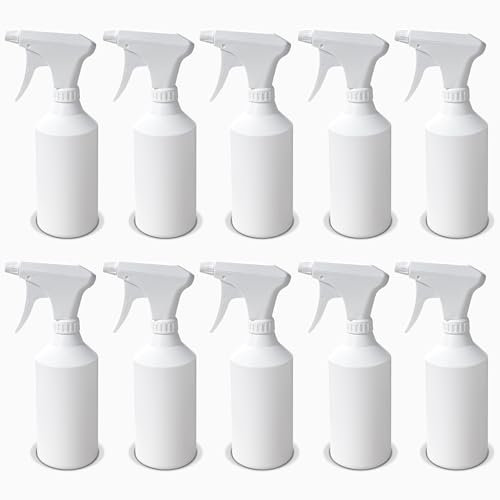 Uttex 5x Sprühflasche 500 ml – Säurebeständiger Leersprüher aus robustem, chemikalienresistentem Kunststoff | Nachfüllbar, wiederverwendbar und ideal für Werkstatt, Labor, Industrieeinsatz