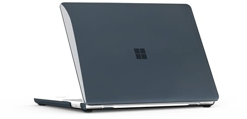 Se7enline for Microsoft Surface Laptop 13 in Case 2025#2095,Crystal Black | Windows PC with Snapdragon CPU & Copilot Version Hard Shell Laptop Case Washable Keyboard Cover Anti-Scratch Anti-Drop Slim