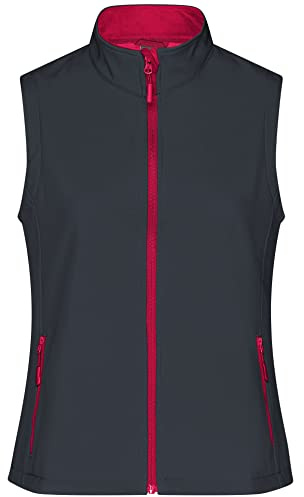 James & Nicholson Damen Softshell Weste - Taillierte Weste aus atmungsaktivem Softshell