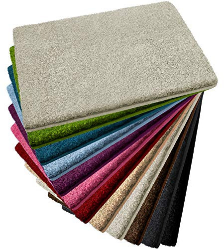 casa pura Badteppich Sky Soft - Flauschige, rutschfeste & Weiche Badematte | Bad & Duschvorleger für Badewanne Dusche & Toilette | Maschinenwaschbar & schnell trocknend | 50x60 cm - Silbergrau