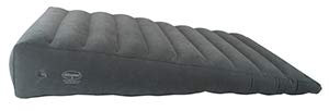 ObboMed® HR-7690 extra langes, breites, aufblasbares, tragbares Bettkeilkissen mit Velours-Oberfläche, leistungsstarke Pumpe im Lieferumfang enthalten, für Schlaf, Reisen, horizontale Indention