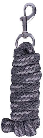 ARBO-INOX® - Anbindestrick - 2m - mit Karabiner - 12 Farben (Anthrazit)