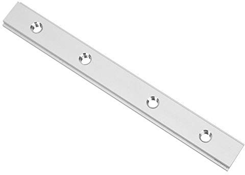 Barra de inglete, barra deslizante, sierra de mesa, barra de calibre, ranura en T, riel de inglete, ranura para accesorio de tornillo en T, aleación de aluminio de(200mm M8)