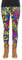 cosey - Neon Line Leggings - knallige Farben- in verschiedenen Leuchtend bunten Designs (Einheitsgröße) (Retro Lines)