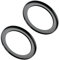 62-77mm Lens-Filter Step Up Adapter Ring, 62mm Lens to 77mm Filter, Hood, Lens Converter and Other Accessories(2 Packs), Fire Rock Aviation Aluminum Alloy Ring