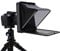 Bewinner Teleprompter mit Fernbedienung, Faltbarer Tragbarer Teleprompter mit 49 Mm, 52 Mm, 58 Mm, 62 Mm, 67 Mm, 72 Mm, 77 Mm Adapterring für Smartphone Tablet SLR-Kamera