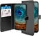 Phone Case For Nokia X10 Wallet Flip PU Leather Stand Card Slot Pouch Phone Cover Compatible With Nokia X10 (Black)