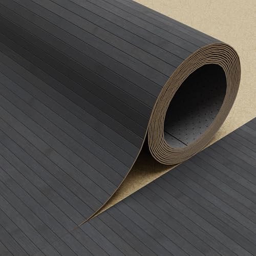 DE-COmmerce Fertigparkett aus Bambus FLEXBAMBOO Muster 20x25 cm Bodenbelag mit Rutschfester Rückenausstattung | Farbe: Steel