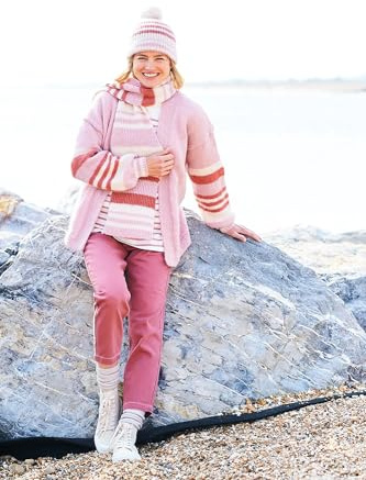 Stylecraft 9926 Adult Aran Cardigan Hat Scarf Knitting Pattern