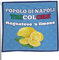 MAGNATEVE 'O LIMONE Bandiera Popolo di Napoli 2023 Originale – Bandiera 60x60 cm Gadget Idea Regalo Tifoso Calcio Originali – Idee Regali Divertenti per Tifosi
