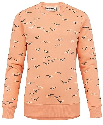 REPUBLIX Damen Print Kapuzenpullover Sweatjacke Pullover Hoodie Sweatshirt RD-017