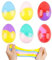 Schleim Eier, Darryy 6 Pcs Ostern Schleim Ei, Schleim DIY, Stress abbauender Schleim Schleimspielzeug, Ostern Thematische Party Dekorationen, Ostern Korb Füller, Ostern Geschenke