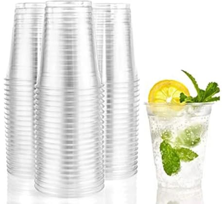 Ol gastro bedarf 2000Trinkbecher PET Ausschankbecher Plastikbecher transparent 0,4Liter 400ml