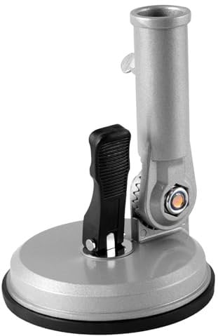 Flag Suction Cup Holder, Flagpole Holder, Metal Vehicle Flagpole Holder, Wall Flagpole Support Holder, Base Car Flagpole Holder for, Roof, Yard