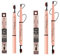 2 in 1 Double Ended Eyebrow Pencil,No Need to Sharpen and Not Easy to Fade Eyebrow Pencil,Tip Fill And Defines Brows,Brows Natural Looking (#01/02)