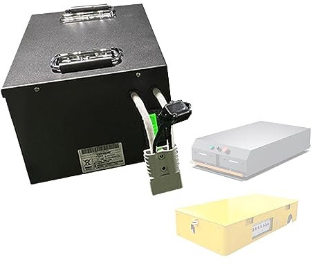 WILLQ Batterie au Lithium 48 V 50 Ah LiFePO4 Batterie 48 V AGV Chariot Smart Truck Batterie au Lithium Fer Phosphate pour Robot Industriel Batterie de Secours,48v50ah