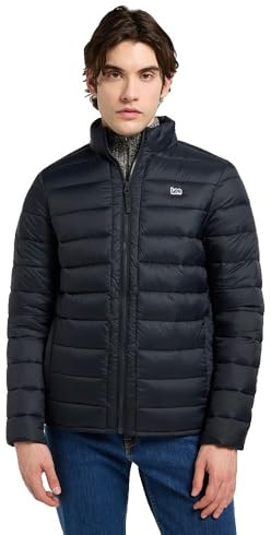 Lee - Jacke Herren - Regular Fit - Stand Collar Puffer - Schwarz