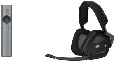 Logitech Spotlight Presentador Inalámbrico, & Corsair Void RGB Elite Auriculares Inalámbricos