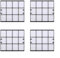 Drhomeam Lot de 4 filtres à poussière de rechange pour climatiseur Daikin modèles FTXH35, FTXD35, 25FV2C, FTXS35DV2C