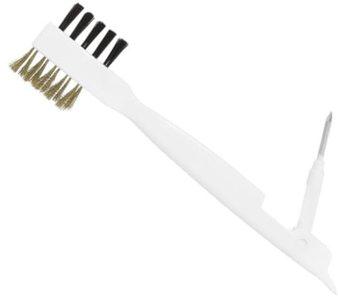 Hohopeti Gas Stove Cleaning Brush Multipurpose Scrubbing Tool for Kitchen Cracks Rust Grime Removal Wire Bristle Cleaner for Stove Rings and Edges