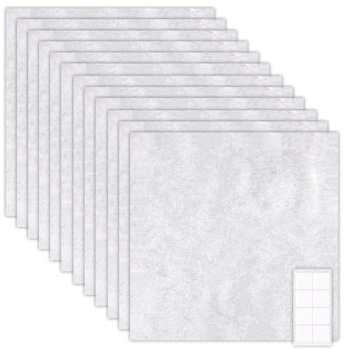 Dunstabzugshaube Filter, 12 Stück Dunstabzug Filter 43 x 45 cm | Zuschneidbar Vlies für Dunstabzugshaube, für Küche, Bad, Schuhe und Autopflege