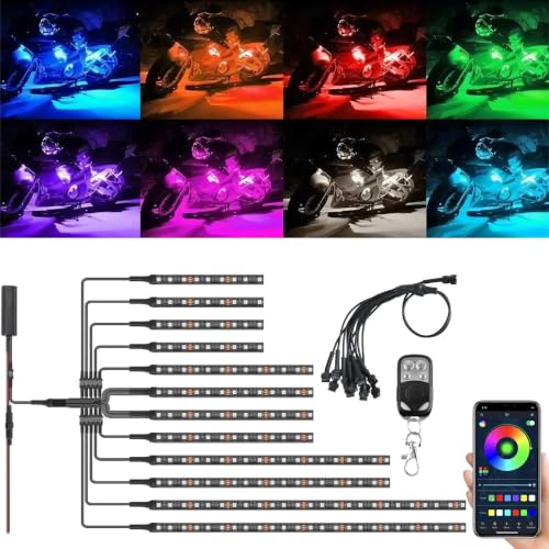 RHBNCCS Motorcycle LED Strip Lights for Triumph Street Triple 765 RS 2023,