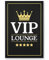 DankeDir! VIP Lounge Schild Türschild Wandschild 20 x 30 cm Deko - Wanddeko Zuhause Wohnzimmer Geschenkidee Geburtstagsgeschenk beste Freunde Geschenk Dekoration Hausbar Party Deko