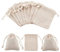 nbeads 10 Stück Jute Säcke Kleine Kordelzug Taschen Beutelchen Schmuck Beutel Geschenkbeutel für Hochzeit Weihnachten Geschenkverpackung, 9x8cm