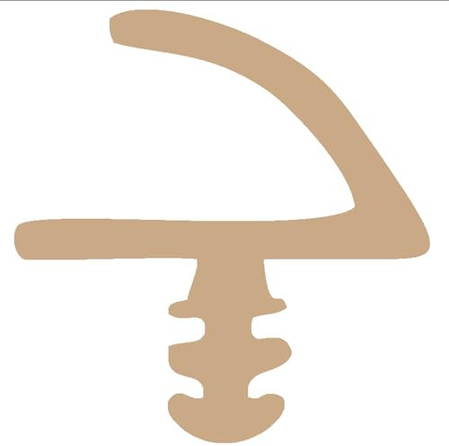 Türdichtung Zimmertürdichtung R-915 Beige Tür Zargendichtung Haustür 50 Meter