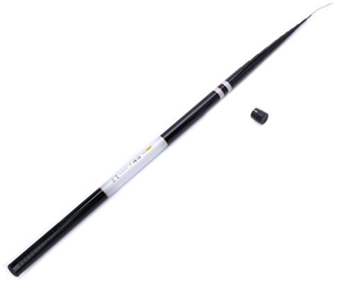 Yanhonin 3,6 – 7,2 m Fiberglas Angelrute Karpfenrute, tragbar, ultraleicht, Teleskopstange (7,2 m)