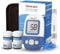 sinocare Diabetes Test Kit, Blood Glucose Monitor w/50 Strips, 5s Test Time Safe AQ Angel Blood Sugar Monitor 200 Memory Capacity, Painless Lancing Glucose Meter - mmol/L