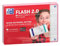 Oxford FLASH 2.0 Karteikarten A6, Lernkarten, 105x148mm, kariert, pink, 80 Blatt