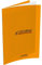 CONQUÉRANT SEPT Lot de 3 Cahiers 24 x 32 96 pages grands carreaux couverture polypro orange