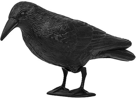 Taubenabwehr Vogelabwehr Krähe Raben Attrappe Taubenschreck Vogelschreck Vogelabwehr Vogelscheuche Tauben vertreiben