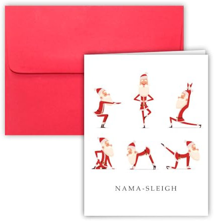 Paper Frenzy Weihnachtskarten und Umschläge, Motiv: Weihnachtsmann, 25 Stück