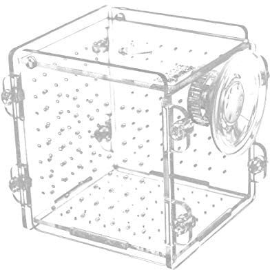 Fish Breeding Box, Acrylic Isolation Box with Suction Cup Breeding Box for Fish Tank Multi- functional Baby Fish Hatchery for Baby Fish Shrimp Betta Guppy and Platy