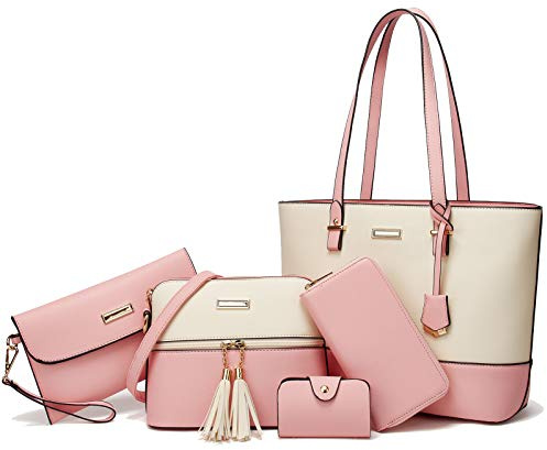 AILLOSA Handtasche Damen Groß Handtaschen Set Für Frauen Umhängetasche Taschen