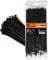 Hizon 100 Pack of Black Cable Ties, 200mm x 3.6mm, 8 Premium Tie Wraps, Nylon Zip Ties, Perfect for Home, Office, Garage and Workshop…