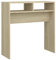 vidaXL Konsolentisch Konsole Beistelltisch Flurtisch Sideboard Ablagetisch Wandtisch Frisiertisch Schminktisch Sonoma-Eiche 78x30x80cm Holzwerkstoff