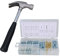 8oz Mini Claw Hammer with Tubular Rubber Handle Screw Nail Remover 10” Long