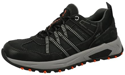 TOM TAILOR Schnürhalbschuhe für Herren Tex-Membran sportlich schlicht, Farbe:schwarz, Größe:42
