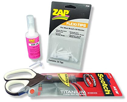 ZAP dünnflüssiger Sekundenkleber mit Flexi-Tips und Schere